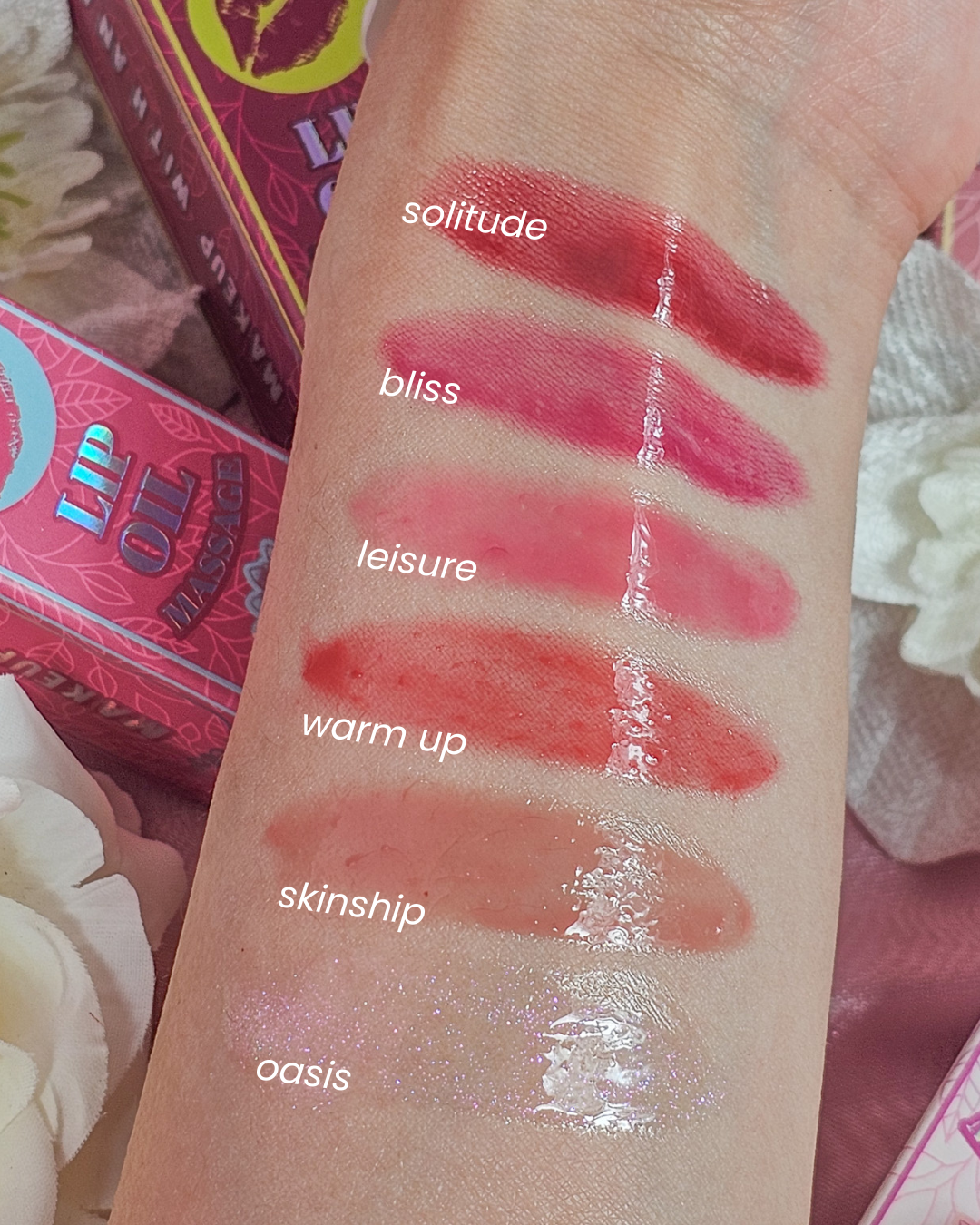 Lip Oil Massage Tinted & Plumping Lip Oil