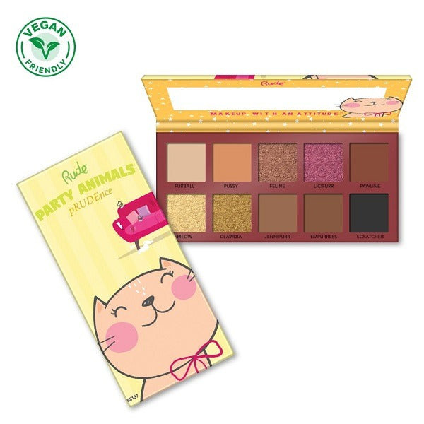Shade Rude Party Animal 10 Eyshadow Shades – Rude Cosmetics