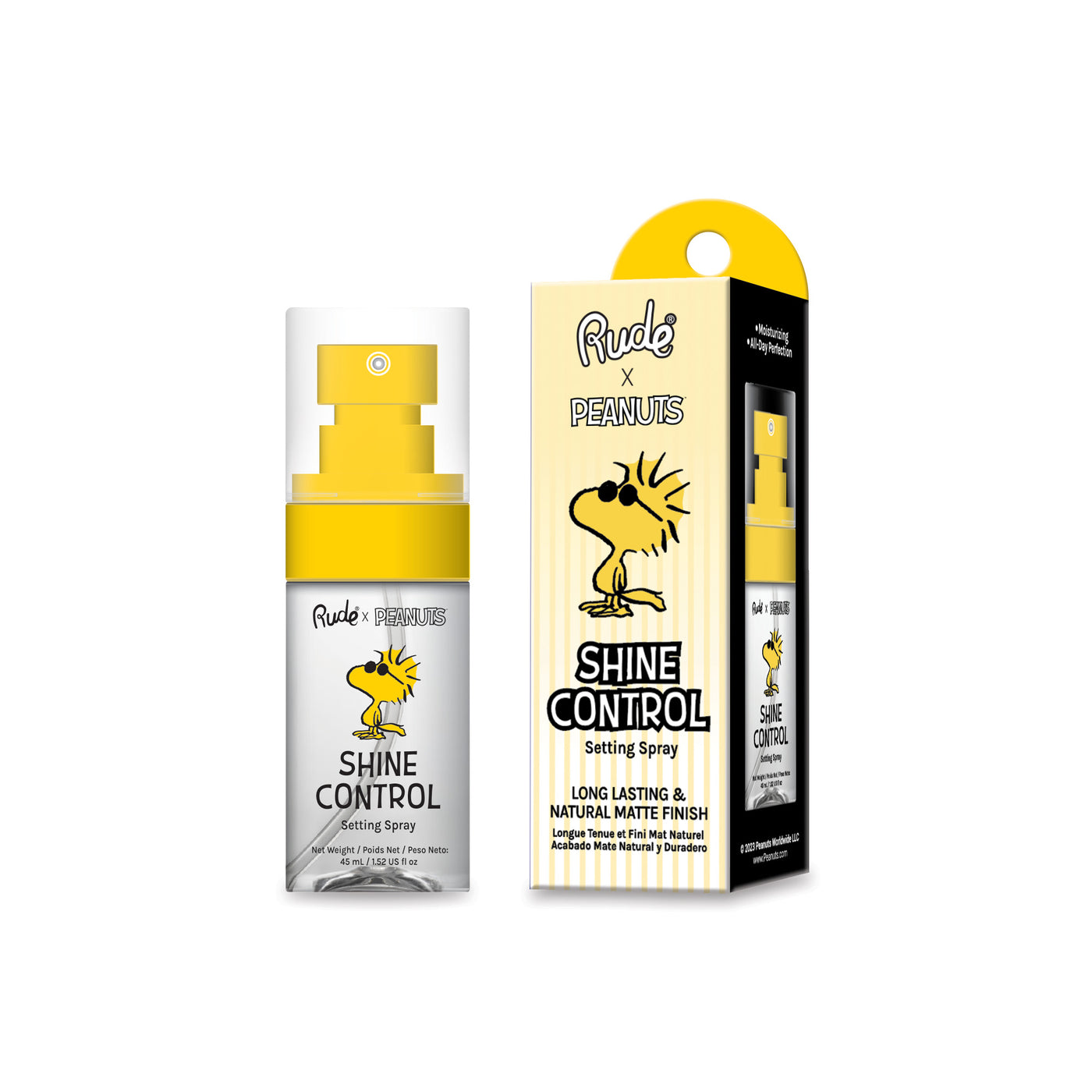 Peanuts Shine Control Setting Spray