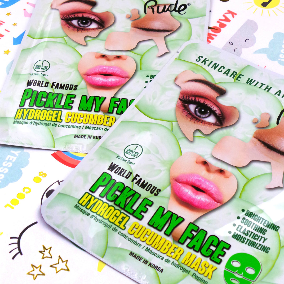 Pickle My Face Hydrogel Cucumber Single Mask