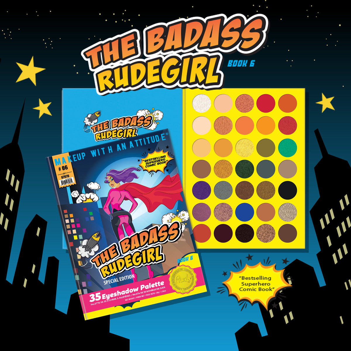 A Rude Rumps Book The Badass RudeGirl - Book 6 – Rude Cosmetics